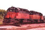 CMSTP&P SD40-2s #198 + #196